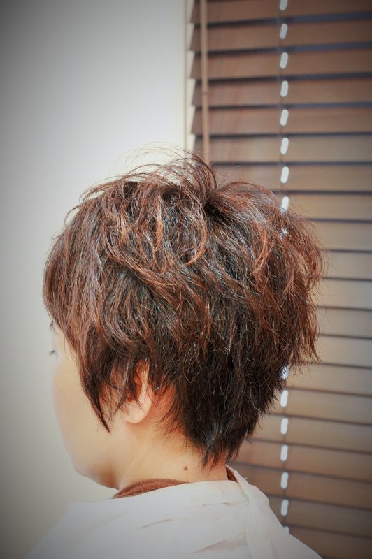 天然パーマを生かしたドライカット♪|hair Qril