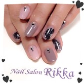 ブラックダリア|Nail  Salon Rikka