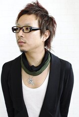 アシメMIXショート|Wiz-R 成田三里塚店　美容室