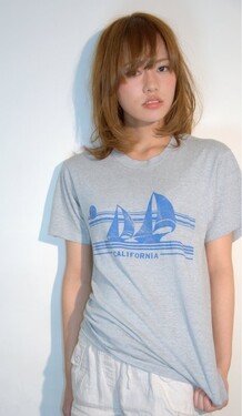 外国人風セミロング×ラフカール