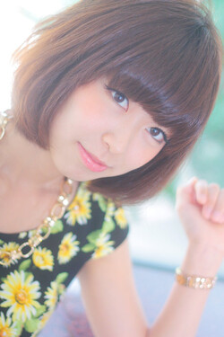 大人かわいい☆　大人気前下がりボブ