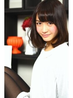 前田敦子風フワボブ|Agu hair root 錦糸町店1by alice