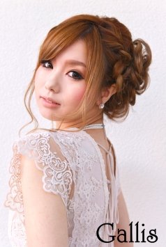 【Gallis】結婚式ルーズ編み込みstyle