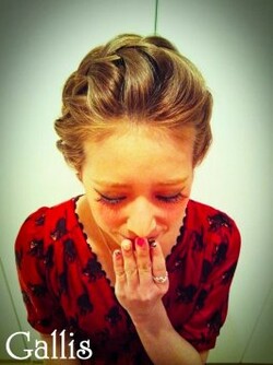 【Gallis】ツヤ編み込み☆