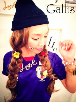 【Gallis】フェイスペイント×Ｗ杯日本代表!!|Hair Make Salon Gallis