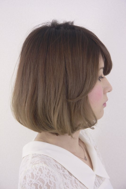 大人グラデ☆３Dボブ|eclat hair&amp;beauty