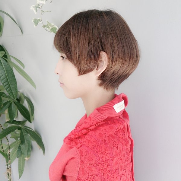 丸みを出した定番ショート|ima.