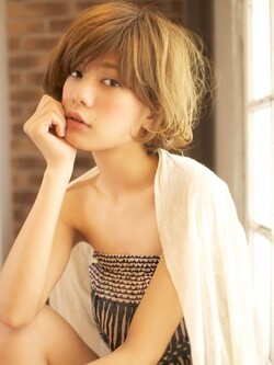 オールマイティーにキマる大人可愛いニュアンスボブ☆