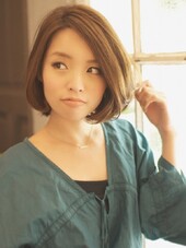 ひし形フォルムの大人可愛いおすすめバルーンボブ☆|BEKKU hair salon