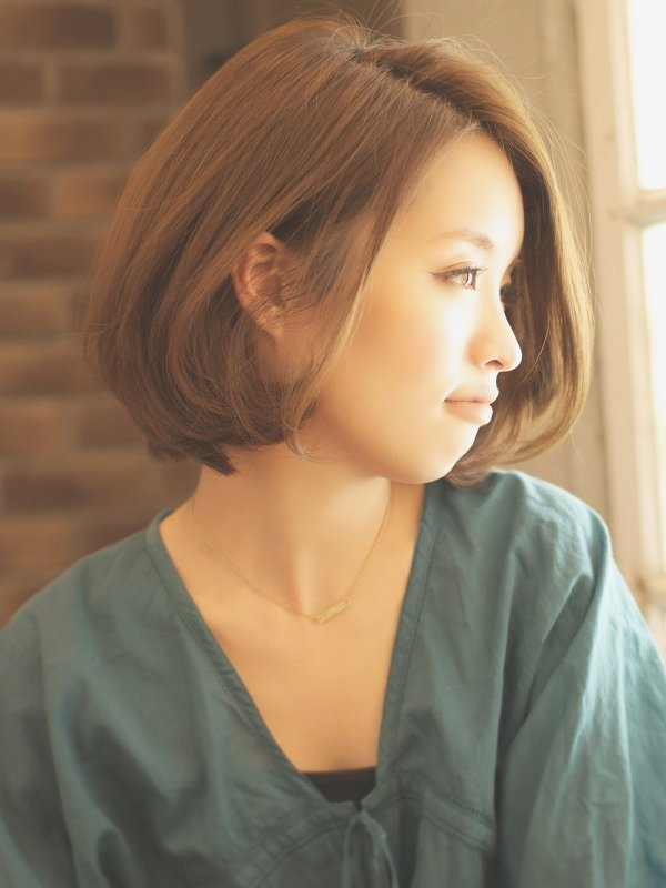 ひし形フォルムの大人可愛いおすすめバルーンボブ☆|BEKKU hair salon