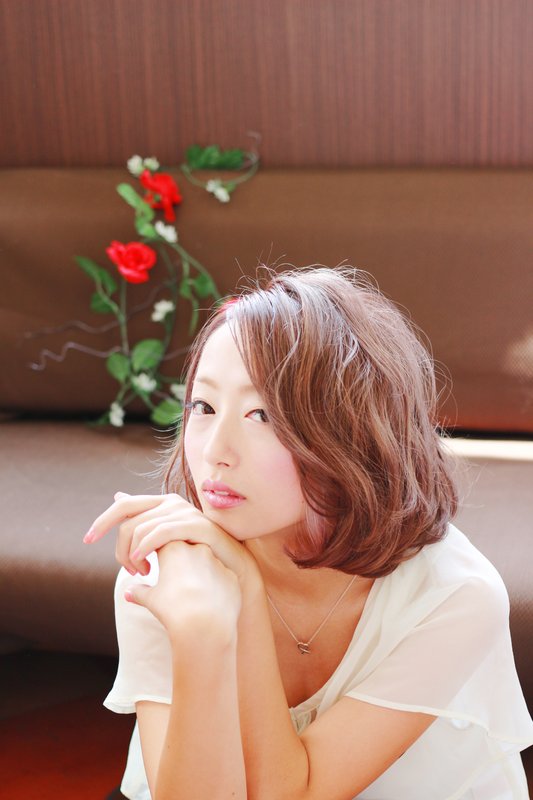 ミルクティーカラー・アッシュボブ|Wiz志津・ユーカリが丘店