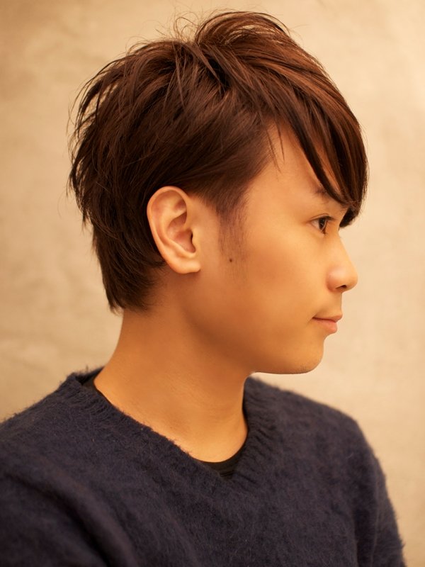 ツーブロック×アシンメトリー束感カジュアルショート |BEKKU hair salon