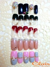 11月オススメデザイン☆定額ジェルコース¥4.500(税抜)|ネイルズ　クレエル
