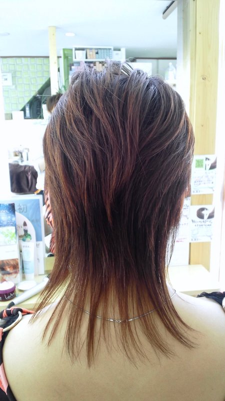 クールな変則ハイレイヤー・サイドはアシメで！ |Hair Space 108