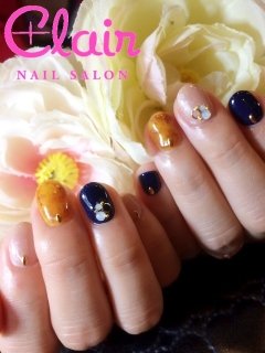 秋ネイル☆|スパクレエル　ネイル　旭橋店