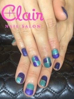 クールな大人ネイル|スパクレエル　ネイル　旭橋店