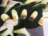 ふんわり、イエローフラワー|nails nao