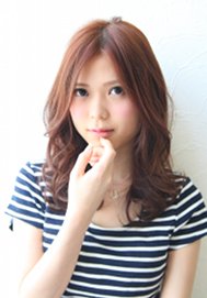 キュンとくる♡前髪長めの愛されパーマ|vagu hair