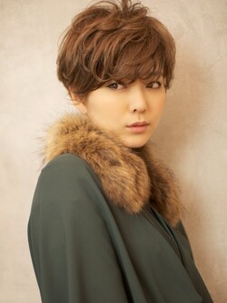 大人かわいいおすすめショート☆ファーでもスッキリ