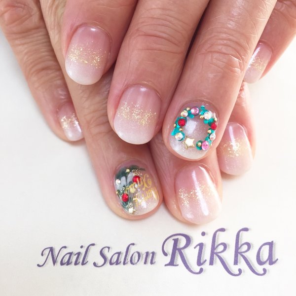 クリスマスネイル|Nail  Salon Rikka