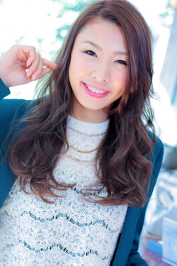 大人かわいい☆かきあげバングの甘辛mix