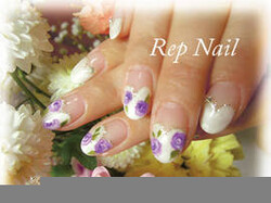 フレンチ＆バラ|Rep Nail Salon＆School
