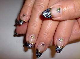 王道☆フレンチネイル