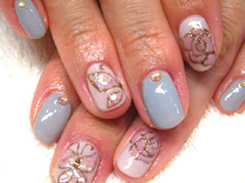 ネイル|shell pink