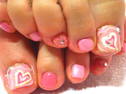 ネイル|shell pink