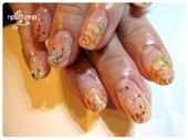 [フラワー]---ジェル定額アートコース---7,800円|nail Ryona