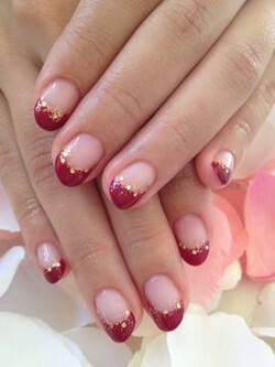 今月の定額ジェルネイルのデザイン　６５００円