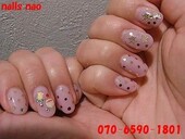 ピンクネイル　クリスマスバージュン|nails nao