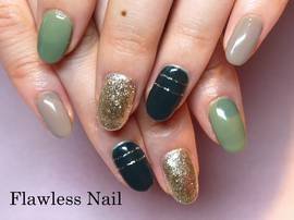 チェックネイル|Flawless　Nail