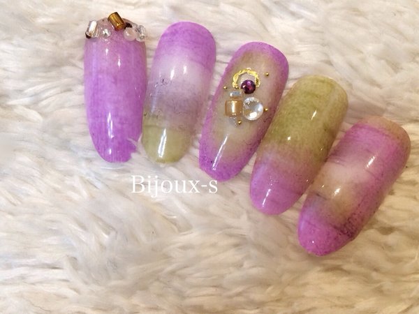 お客様NAIL画像|ネイルサロン スクールBijoux-s
