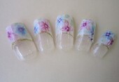【ジェルネイル】　お花柄ネイル|ディアリリー