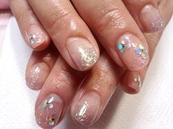 ラメジェルネイル
