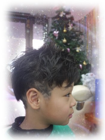 男子もイベント前は気合いのラインカット(^O^)|PAM hair