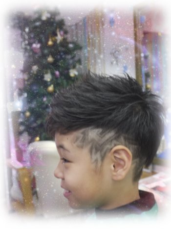 男子もイベント前は気合いのラインカット(^O^)|PAM hair