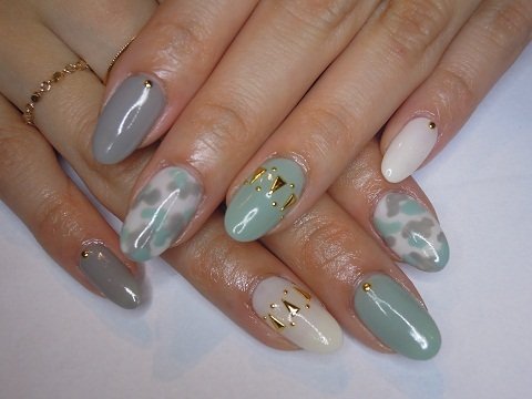 カモフラデザインネイル|Nail Salon Elsa
