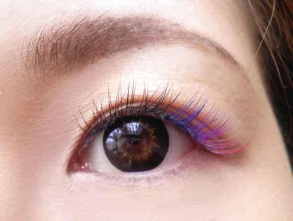 カラーエクステ|エクセレントアイラッシュ　福岡店