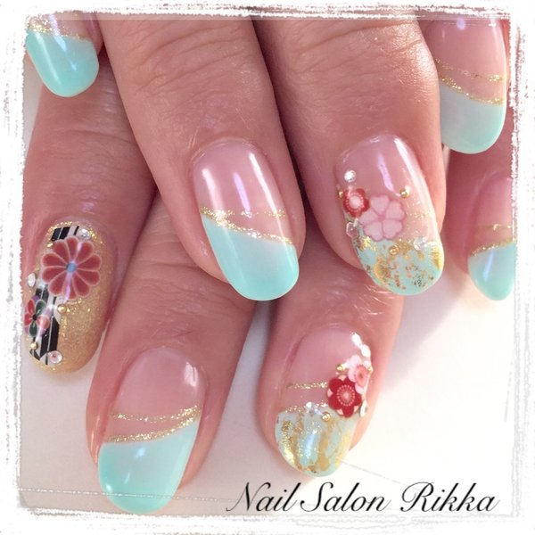 お正月ネイル|Nail  Salon Rikka