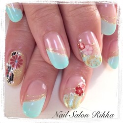 お正月ネイル|Nail  Salon Rikka