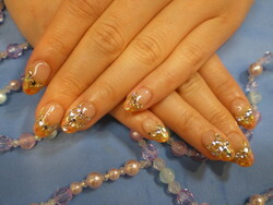 ジェル＋ストーンアート