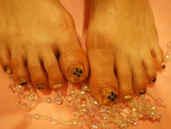 フットジェル　べっこう＋ストーン|Nail salon &amp; school  Soin