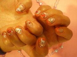 ジェル＋ダッフィー３D|Nail salon &amp; school  Soin