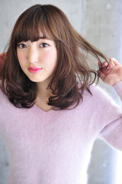 gift*無造作大人グラムパーマミディ