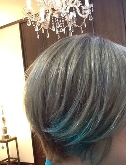 ピーコックグリーン アクセント グレーカラー#25