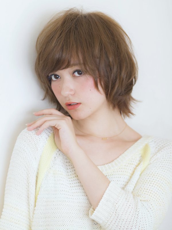 ナチュラル感たっぷりのラフショート |Menon