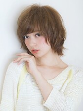 ナチュラル感たっぷりのラフショート |Menon