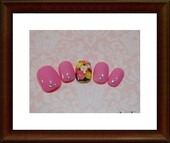 ピンクで春ネイル|nails nao